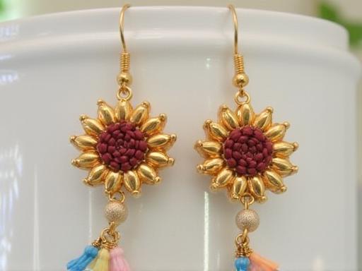 Chrysanthemum Earrings